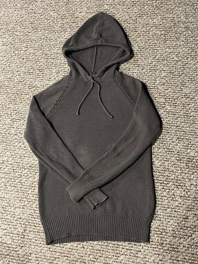 Alexander Wang Charcoal Crewneck Hoodie Sweater